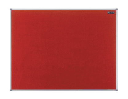 Nobo Basic insert notice board Red Aluminium