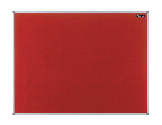 Nobo Basic insert notice board Red Aluminium