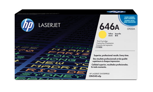 HP 646A Yellow Original LaserJet Toner Cartridge