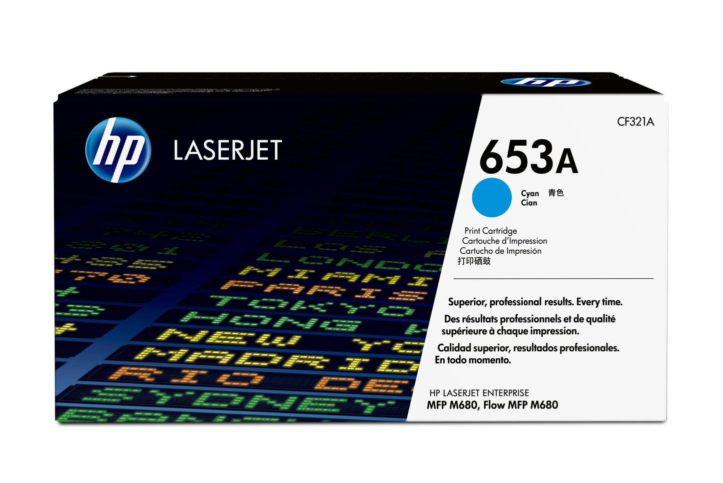 HP 653A Cyan Original LaserJet Toner Cartridge