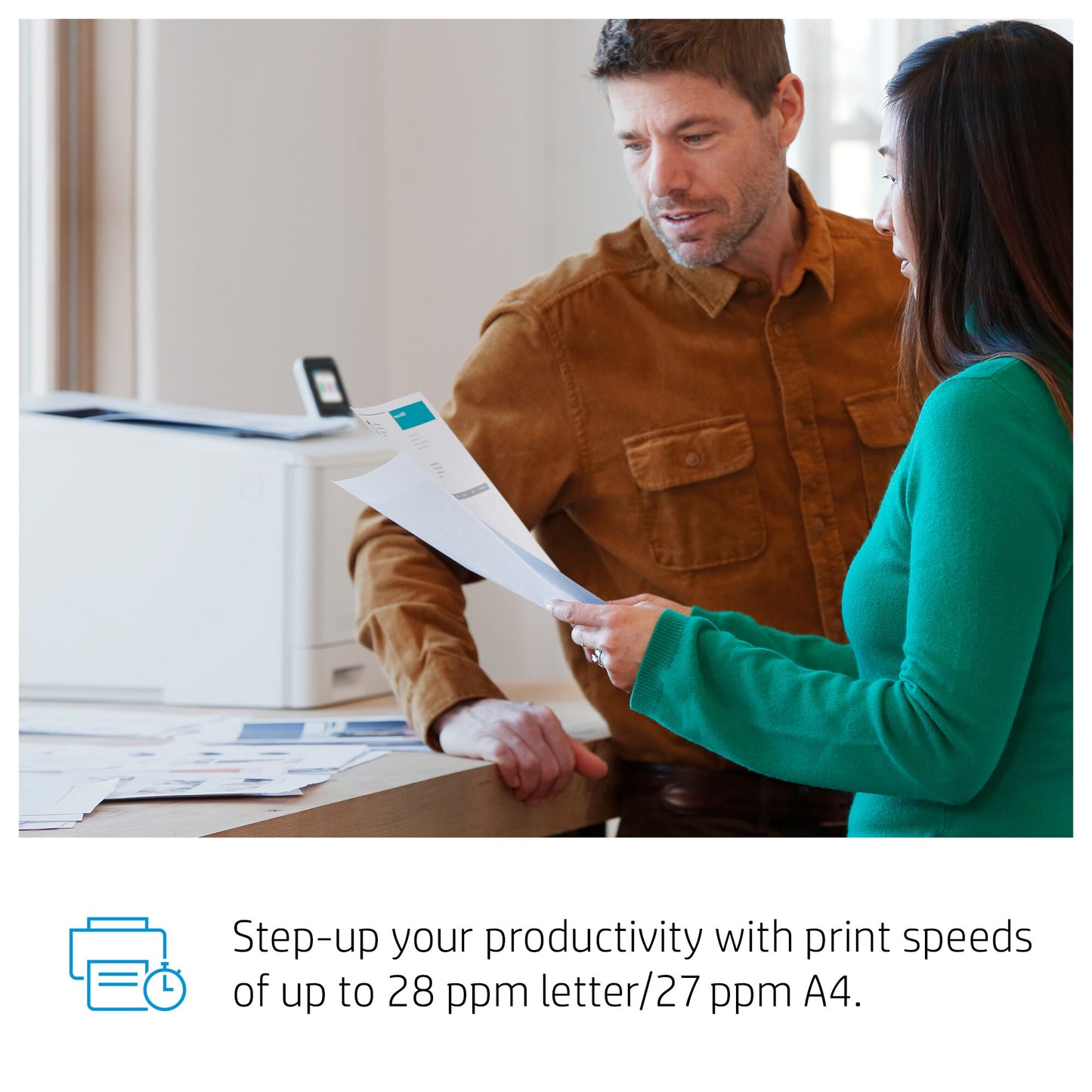 HP Color LaserJet Pro M454dn, Print, Two-sided printing