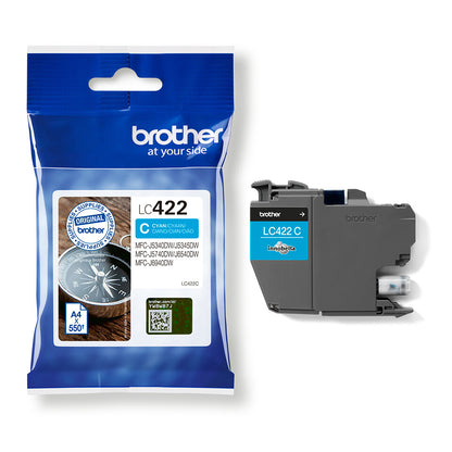 Brother LC422C ink cartridge 1 pc(s) Original Cyan