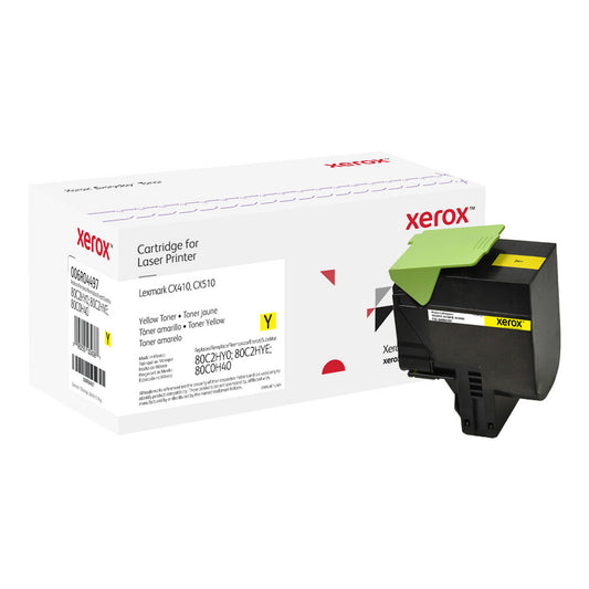 Everyday ™ Yellow Toner by Xerox compatible with Lexmark 80C2HY0; 80C2HYE; 80C0H40, High capacity