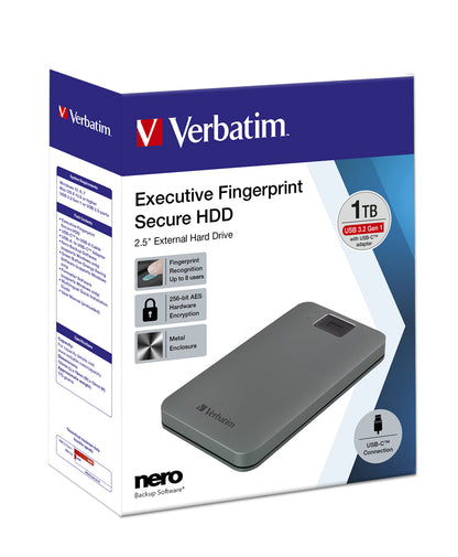 Verbatim Executive Fingerprint Secure