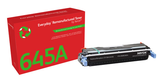 Everyday ™ Black Toner by Xerox compatible with HP 645A (C9730A), Standard capacity