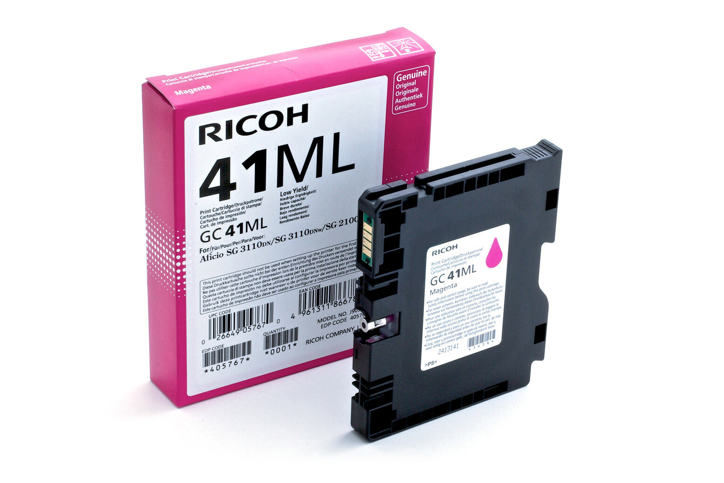 Ricoh 405767 ink cartridge 1 pc(s) Original Magenta