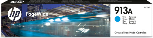 HP 913A Cyan Original PageWide Cartridge