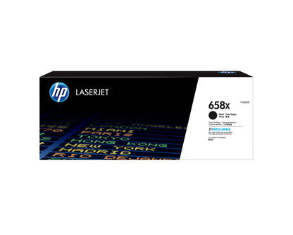 HP 658X High Yield Black Original LaserJet Toner Cartridge