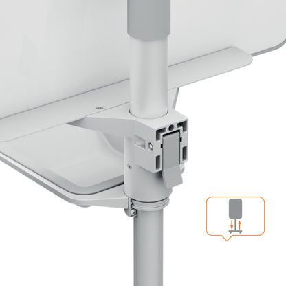 Nobo Move & Meet Mobile Magnetic Flipchart Easel 680x1040mm