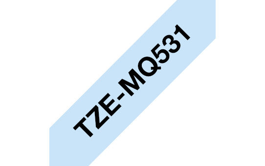 Brother TZEMQ531 label-making tape Black on blue TZe