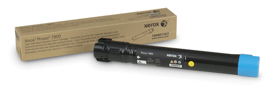 Xerox Genuine Phaser® 7800 Cyan Standard capacity Toner Cartridge (6000 Pages) - 106R01563