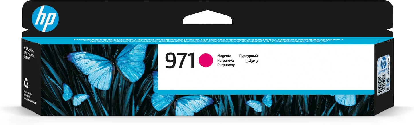 HP 971 Magenta Original Ink Cartridge