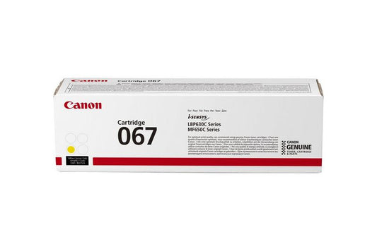 Canon 067 toner cartridge 1 pc(s) Original Yellow