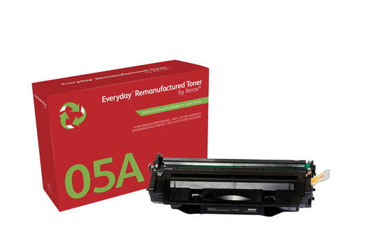 Everyday™ Mono Remanufactured Toner by Xerox compatible with HP 05A (CE505A), Standard capacity