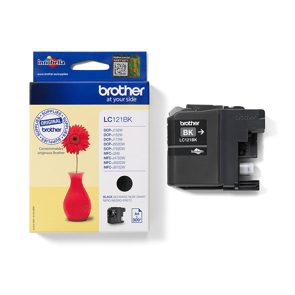 Brother LC121BK ink cartridge 1 pc(s) Original Black