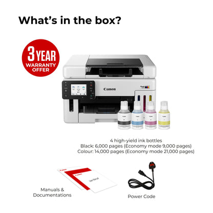 Canon MAXIFY GX6550 Inkjet A4 600 x 1200 DPI Wi-Fi