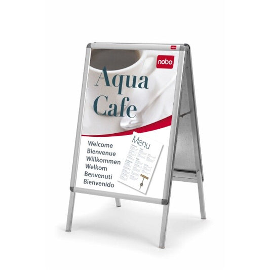 Nobo Premium Plus A0 A-Board Sign Holder with Snap Frame