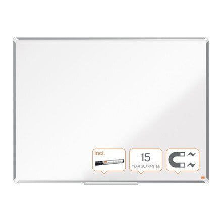 Nobo Premium Plus Steel Magnetic Whiteboard 1200x900mm