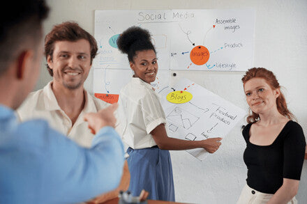 Nobo Frameless Magnetic Modular Whiteboard 450x450mm