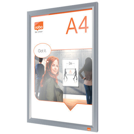Nobo Impression Pro A4 Poster Frame with Anodised Clip Frame