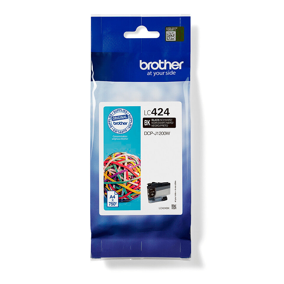 Brother LC424BK ink cartridge 1 pc(s) Original Black