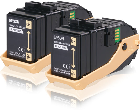 Epson Double Pack Toner Cartridge Black 6.5kx2