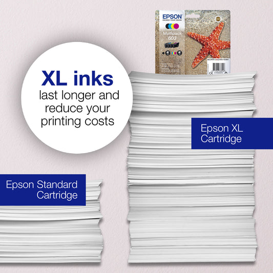 Epson Singlepack Cyan 603 Ink