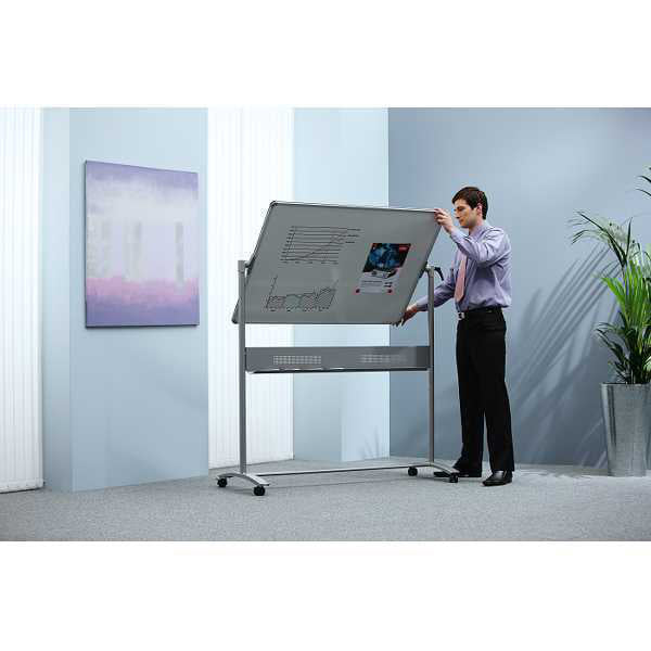 Nobo Impression Pro Enamel Magnetic Mobile Whiteboard 1200x900mm