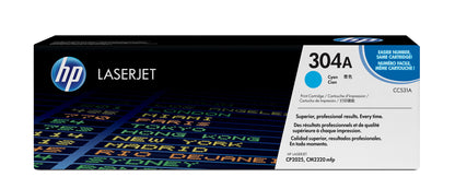 HP 304A Cyan Original LaserJet Toner Cartridge