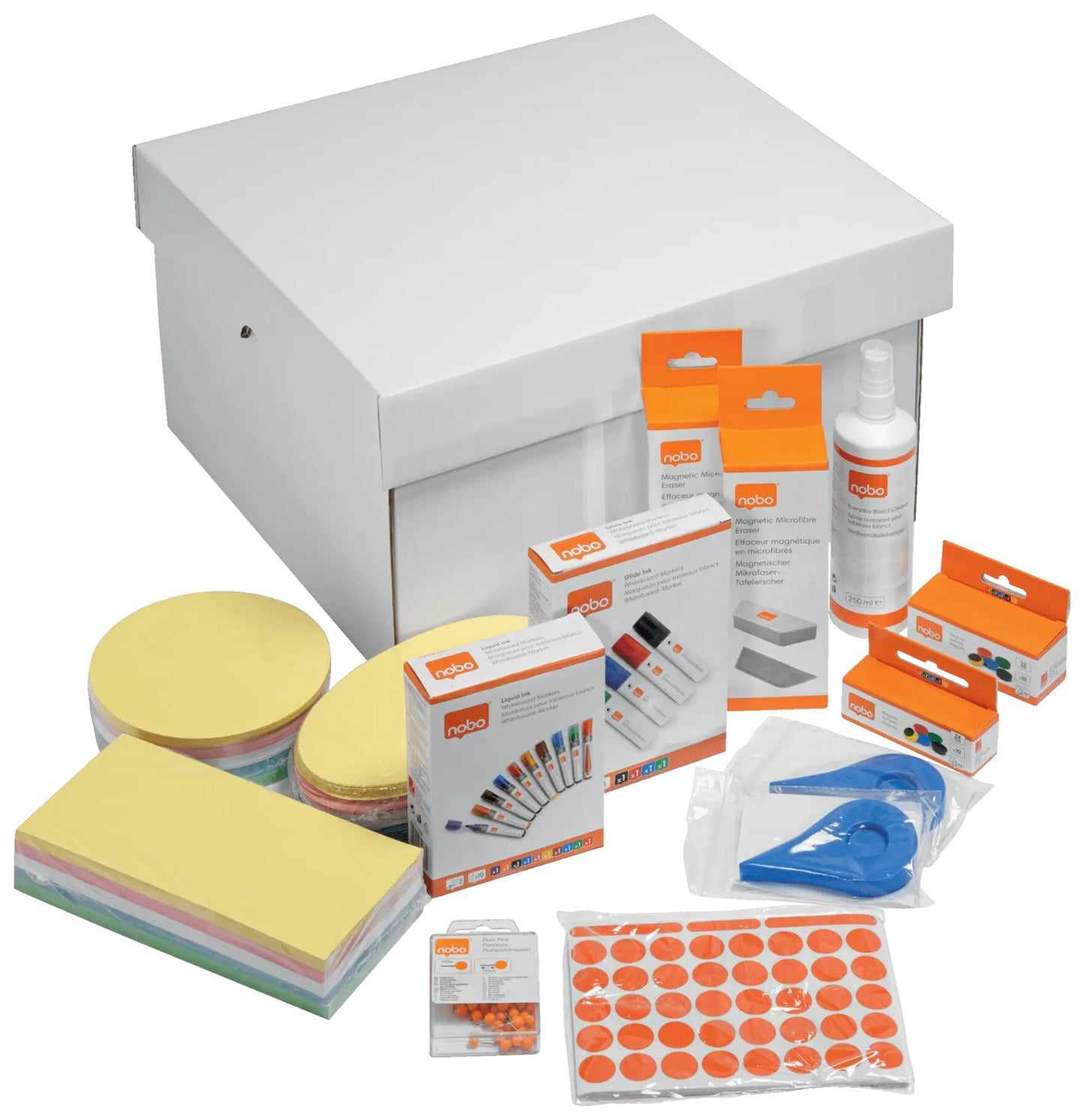 Nobo Move & Meet Mobile Collaboration System Whiteboard and Notice Board Accessory Kit
