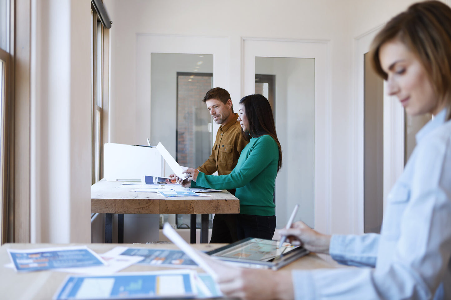 HP LaserJet Pro M454dw Wireless Color Printer, Duplex