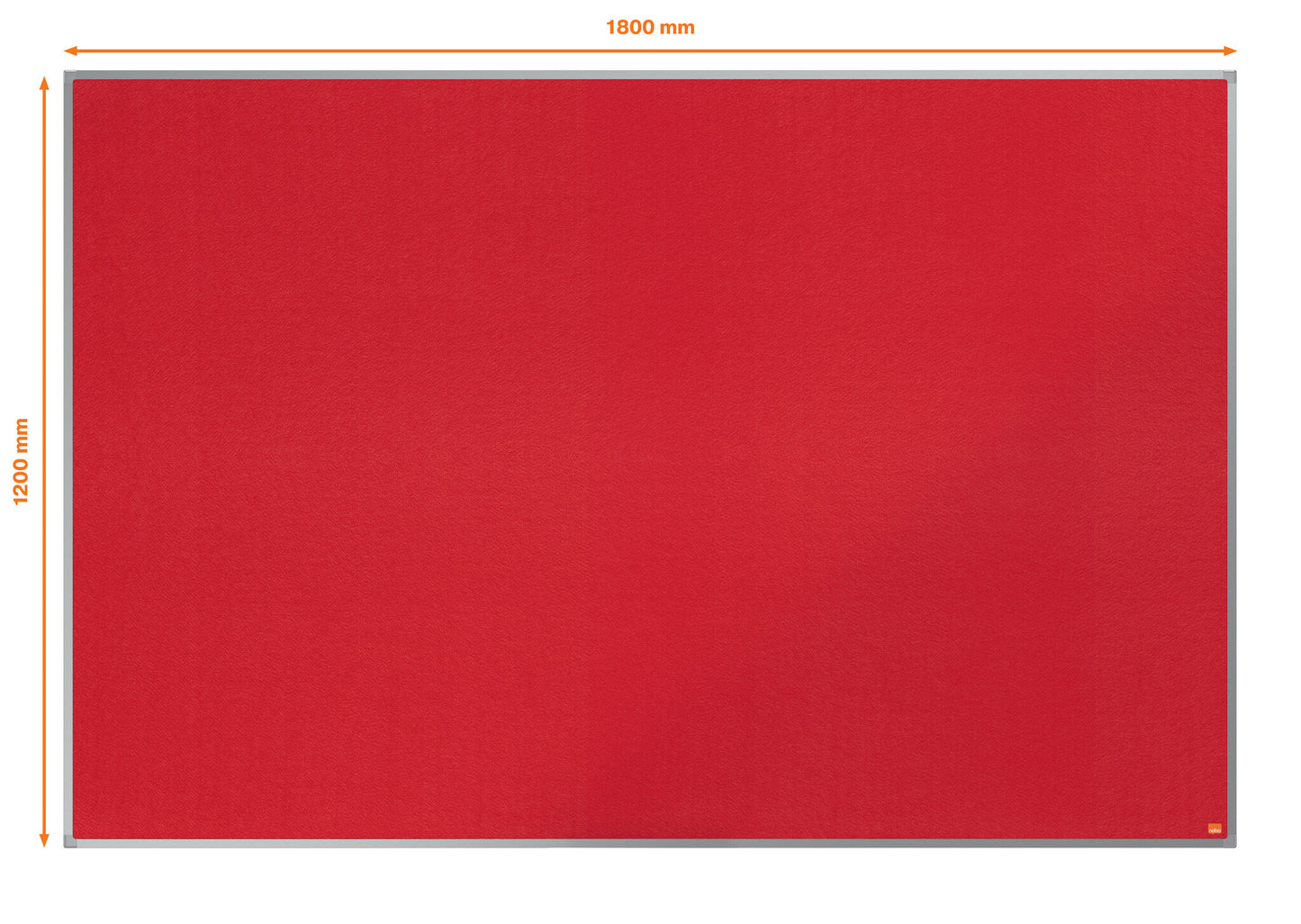 Nobo 1904068 insert notice board Indoor Red Aluminium