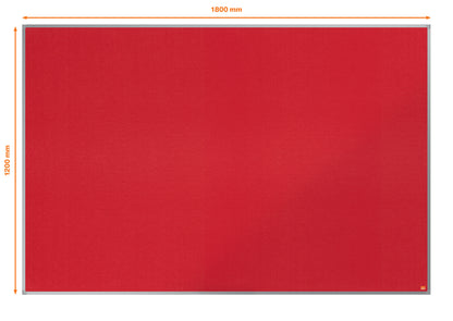 Nobo 1904068 insert notice board Indoor Red Aluminium