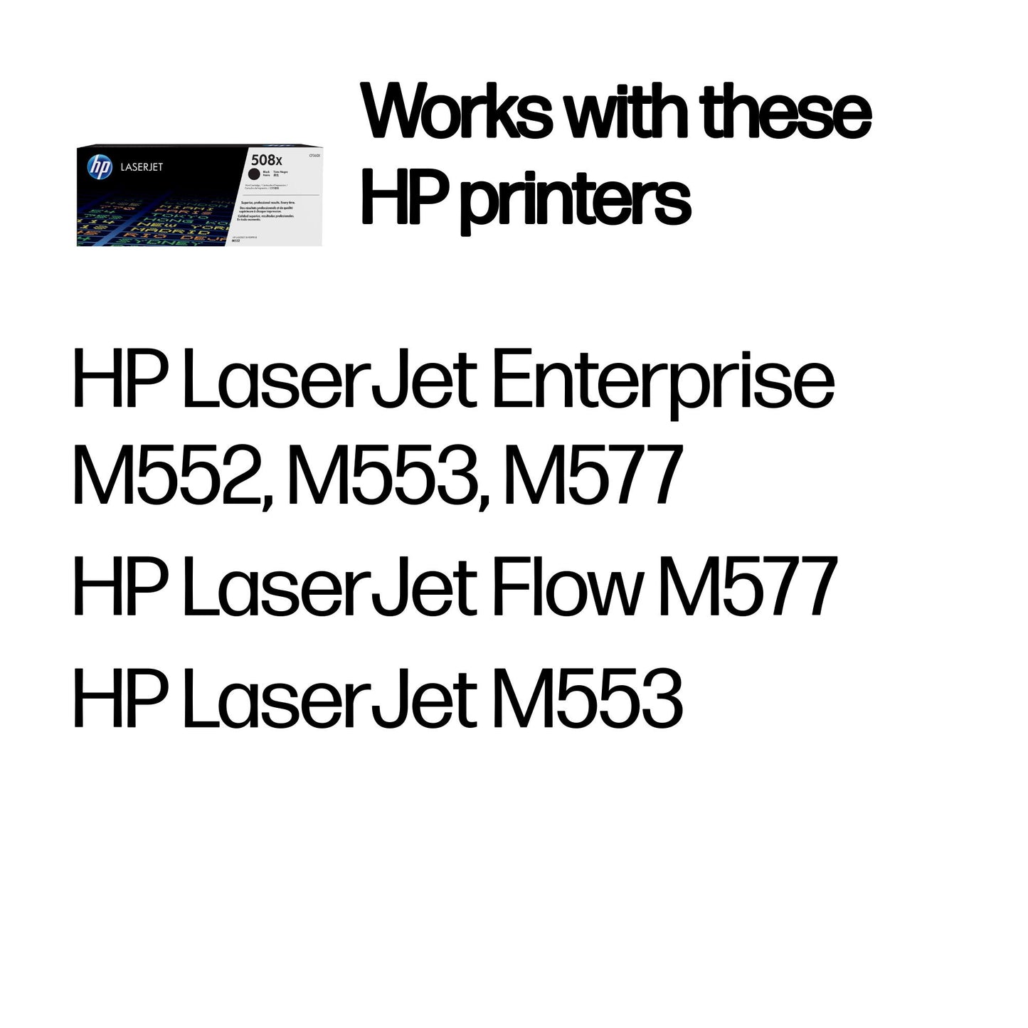 HP 508X High Yield Black Original LaserJet Toner Cartridge