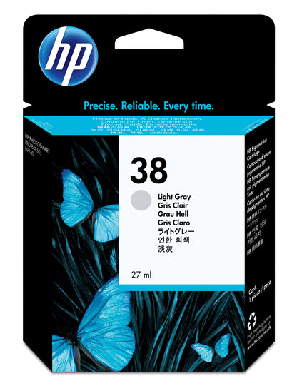 HP 38 ink cartridge 1 pc(s) Original Standard Yield Light grey