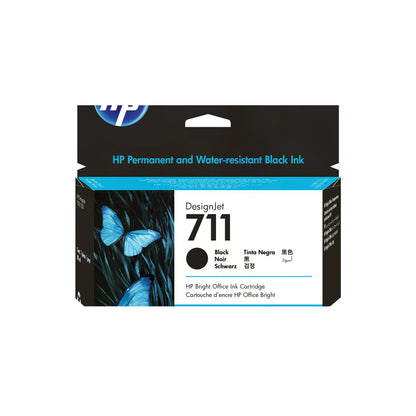HP 711 80-ml Black DesignJet Ink Cartridge