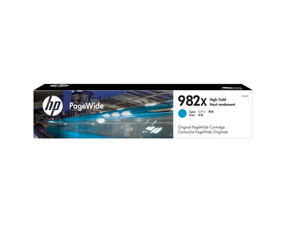 HP 982X High Yield Cyan Original PageWide Cartridge