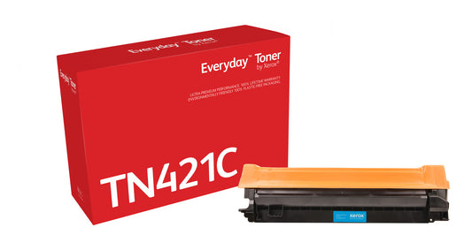Everyday ™ Cyan Toner by Xerox compatible with Brother TN-421C, Standard capacity