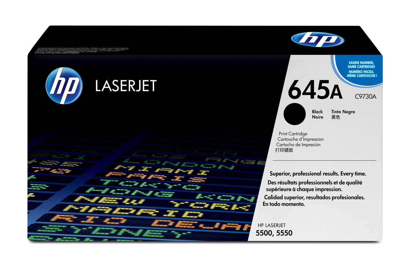 HP 645A Black Original LaserJet Toner Cartridge