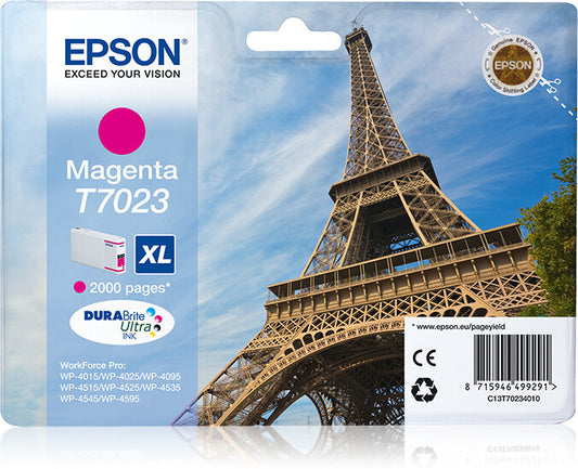 Epson Eiffel Tower Ink Cartridge XL Magenta 2k