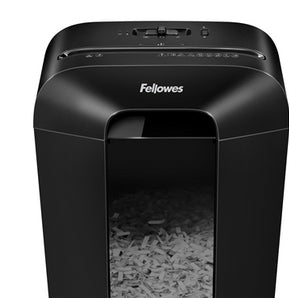 Fellowes LX Series Paper Shredder LX50 9 Sheet Cross Cut Shredder with 17 Litre Bin High Security P4 Black
