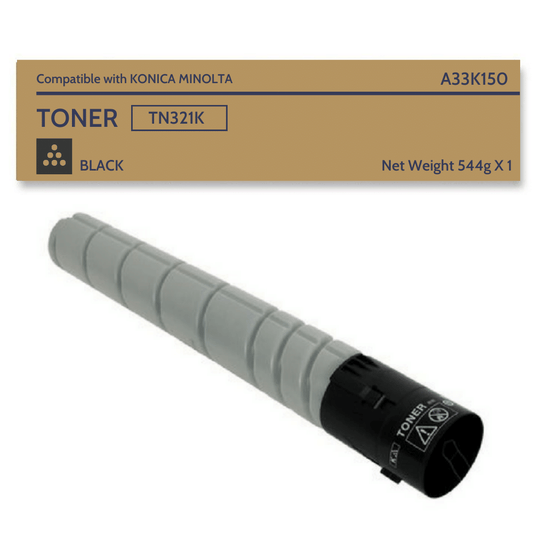 THS BLACK TONER - A33K150 FOR BIZHUB C224,364,INEO+ & MF
