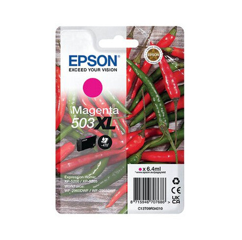 Epson 503XL ink cartridge 1 pc(s) Original High (XL) Yield Magenta