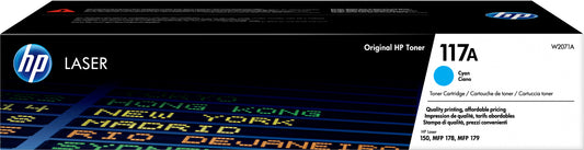 HP 117A Cyan Original Laser Toner Cartridge