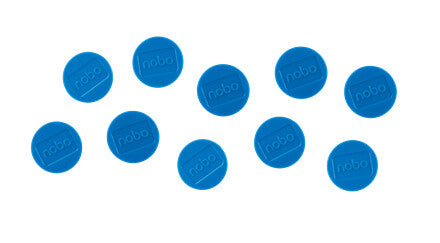 Nobo Magnetic Whiteboard Magnets 10 pack 38mm Coloured Magnets