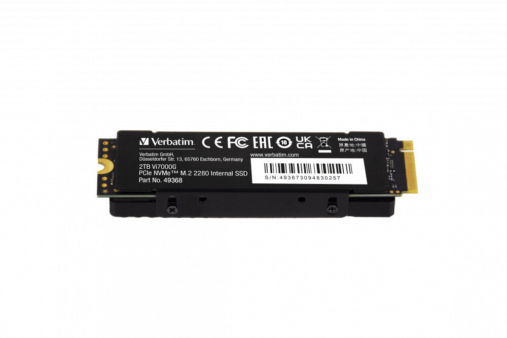 Verbatim Vi7000G PCIe NVMe M.2 SSD 2TB The Ultimate Gaming Solution