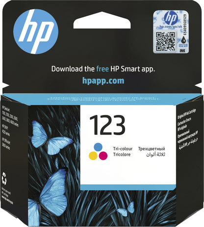 HP 123 Tri-color Original Ink Cartridge