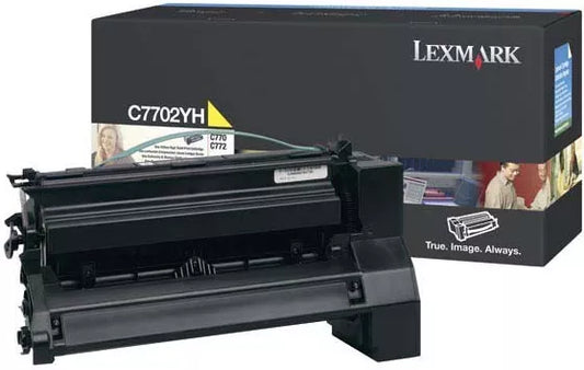 Lexmark Yellow High Yield Print Cartridge C7702YH