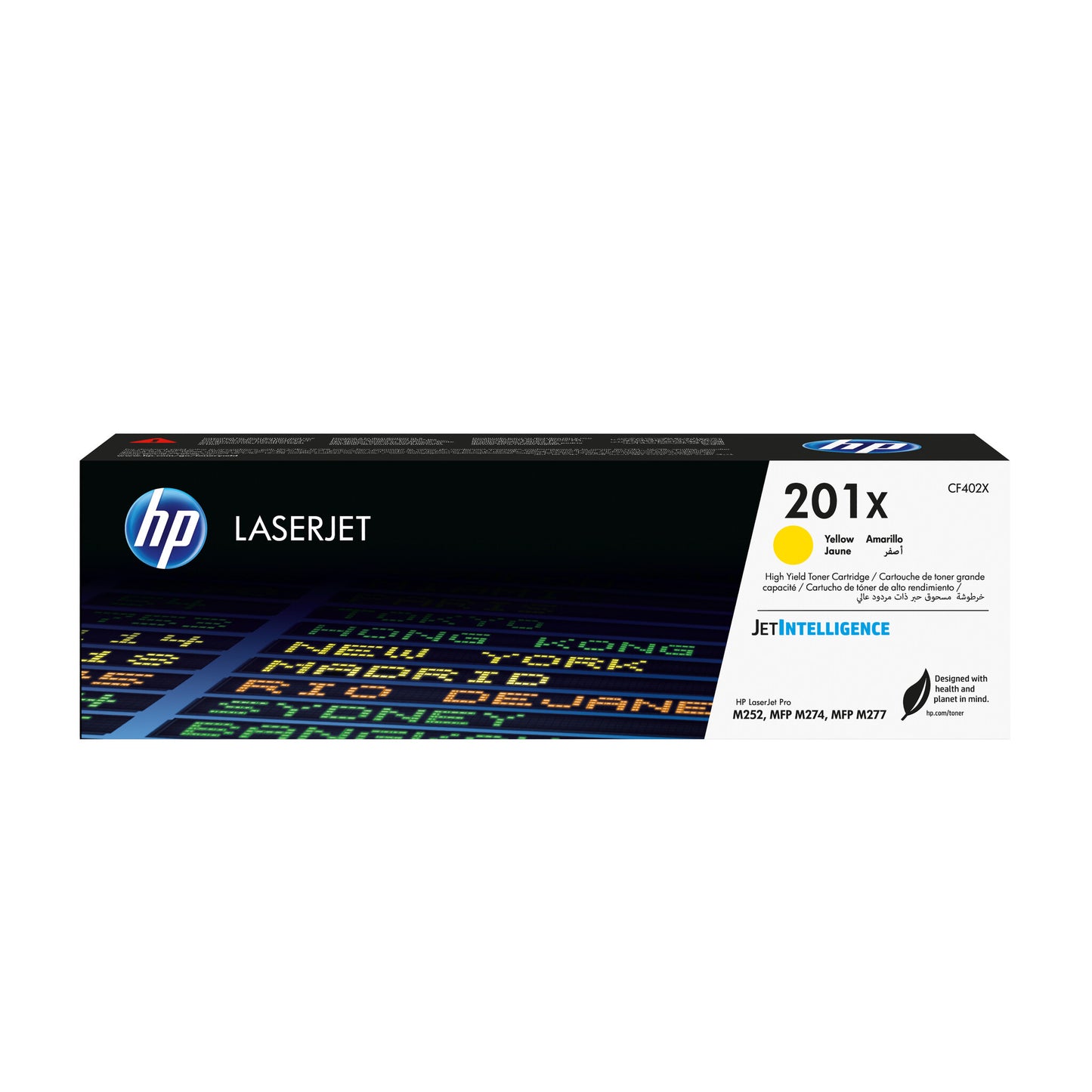 HP 201X High Yield Yellow Original LaserJet Toner Cartridge