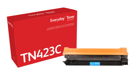 Everyday ™ Cyan Toner by Xerox compatible with Brother TN-423C, High capacity